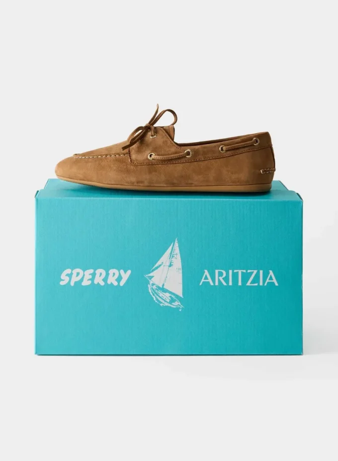 Chaussures bateau Sperry x Aritzia Slim – Cuir nubuck