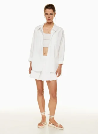 Chemise décontractée en popeline