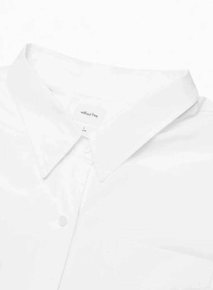 Chemise décontractée en popeline