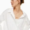 Chemise décontractée en popeline