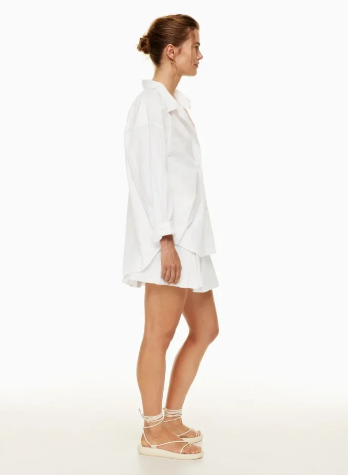 Chemise décontractée en popeline