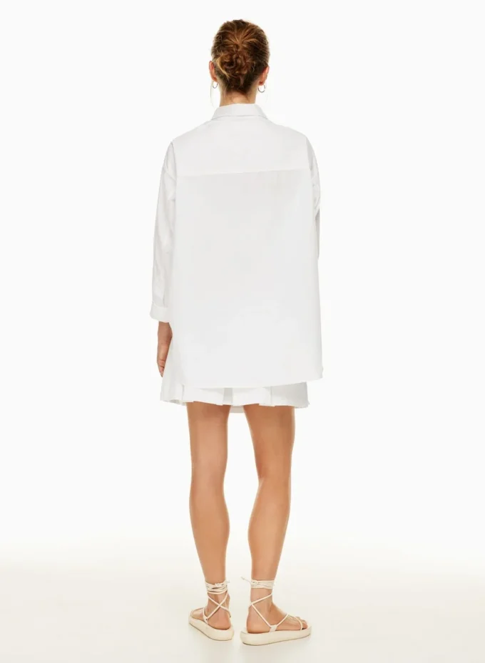 Chemise décontractée en popeline