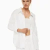 Chemise décontractée en popeline