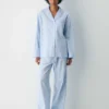 Chemise de pyjama en popeline Laze