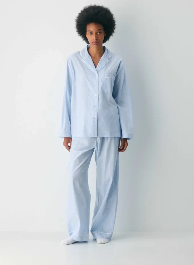 Chemise de pyjama en popeline Laze