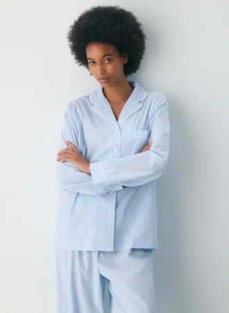 Chemise de pyjama en popeline Laze