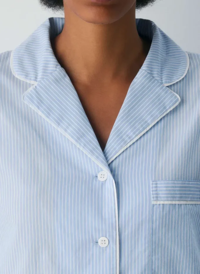 Chemise de pyjama en popeline Laze