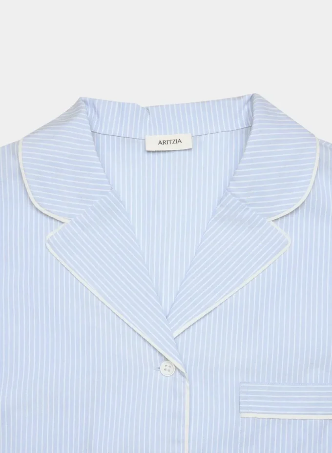 Chemise de pyjama en popeline Laze