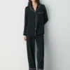 Chemise de pyjama en soie Nightside