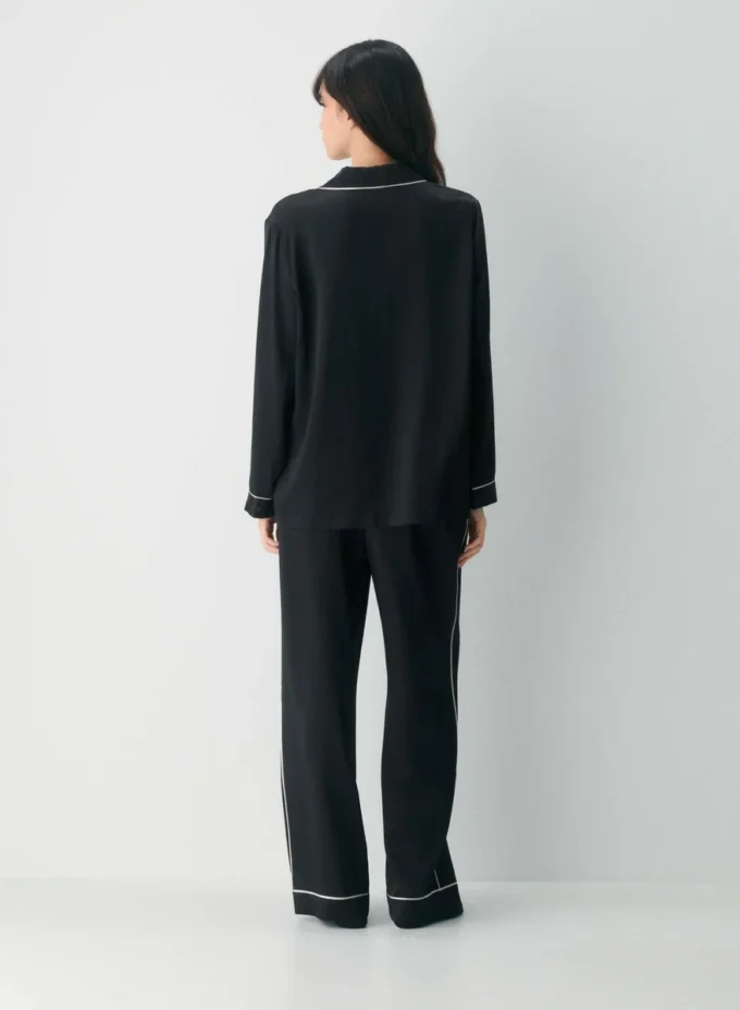 Chemise de pyjama en soie Nightside