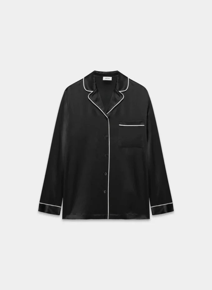Chemise de pyjama en soie Nightside