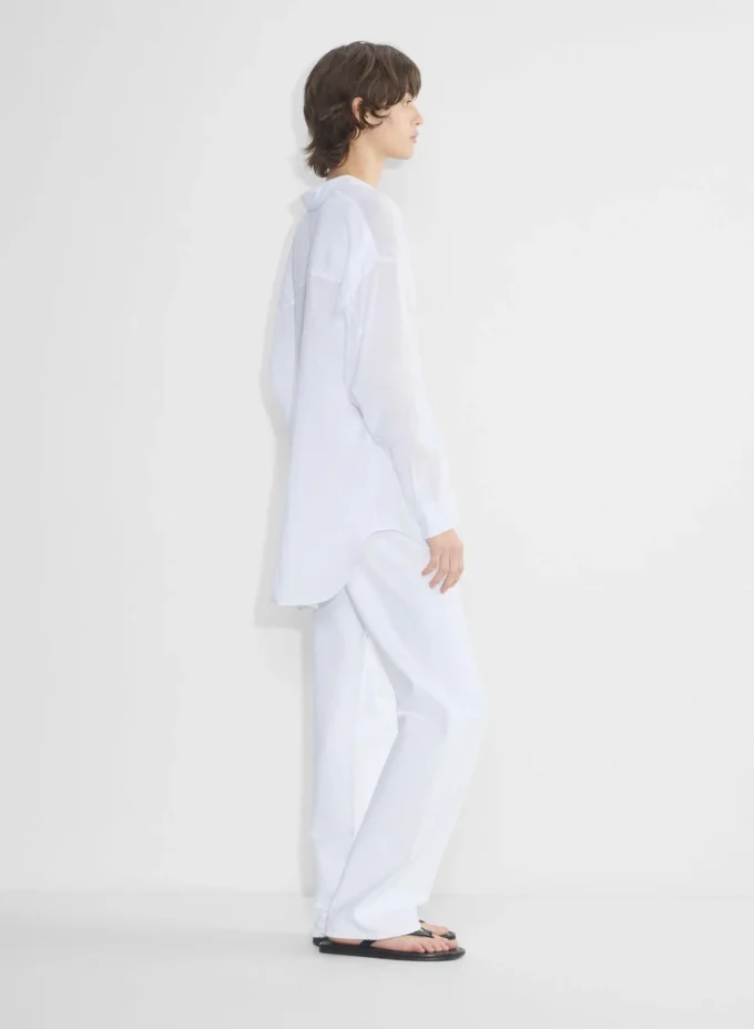 chemise en lin décontractée