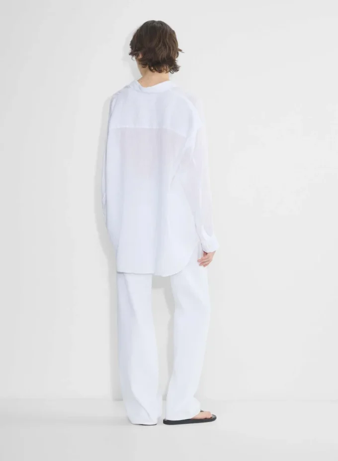 chemise en lin décontractée