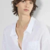 chemise en lin décontractée