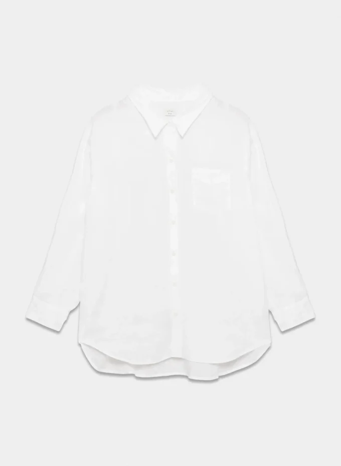 chemise en lin décontractée