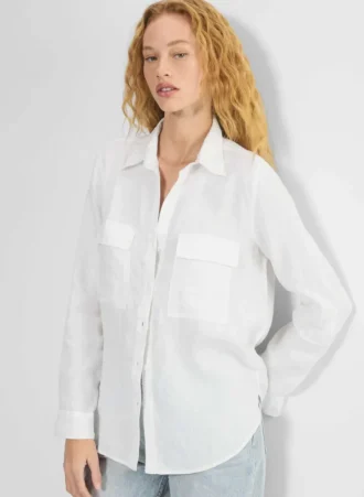 Chemise en lin utilitaire