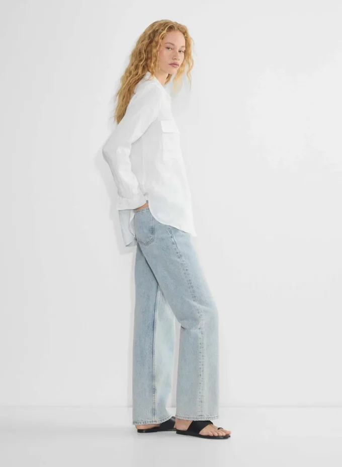 Chemise en lin utilitaire