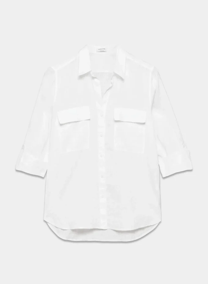 Chemise en lin utilitaire