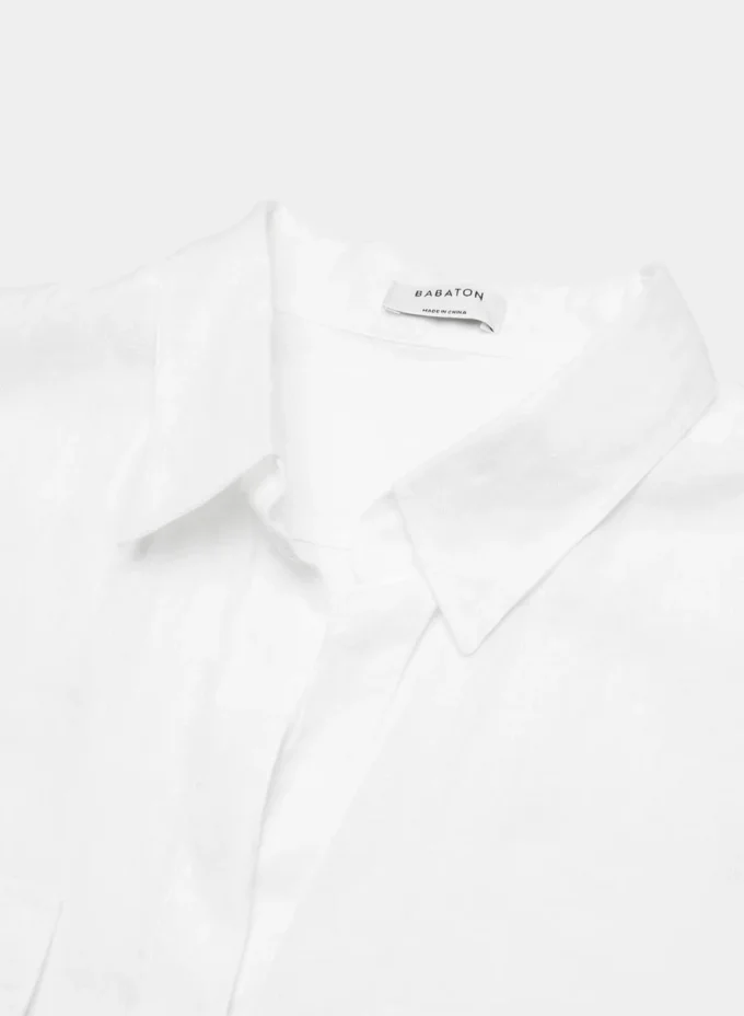 Chemise en lin utilitaire