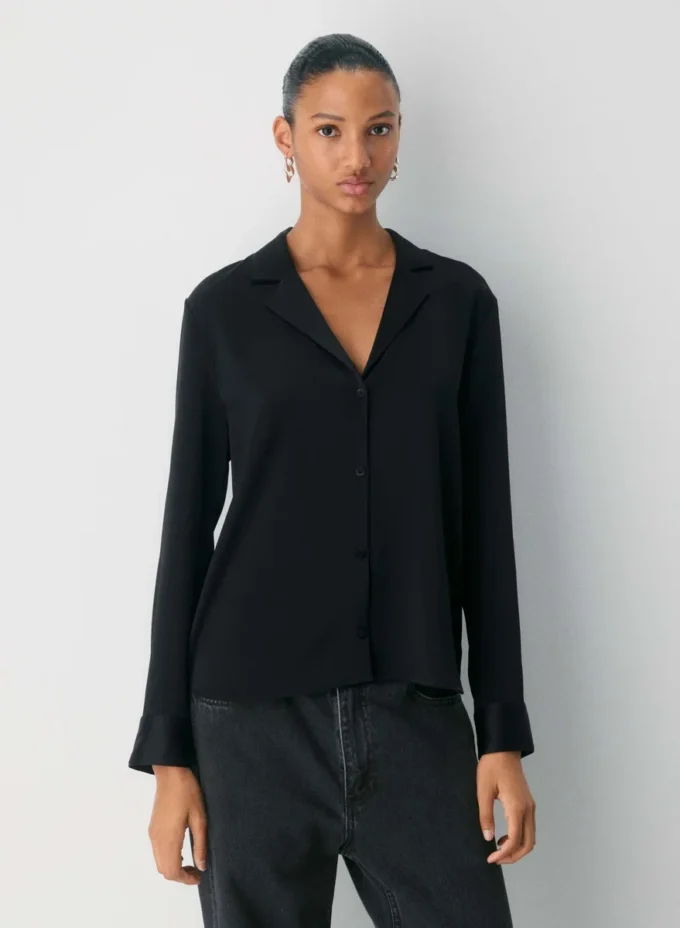 Chemise en satin Dover