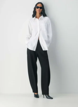 Chemise oversize en popeline