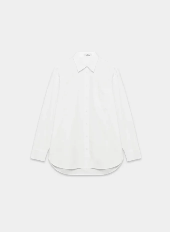 Chemise oversize en popeline