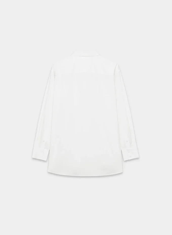 Chemise oversize en popeline