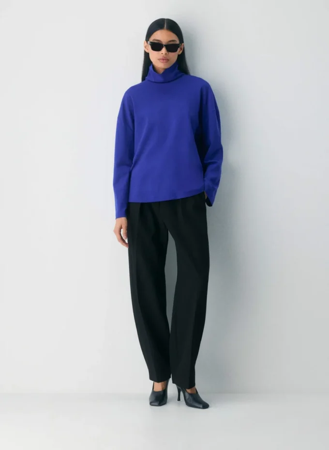 Coton InterLock Col roulé Rydel