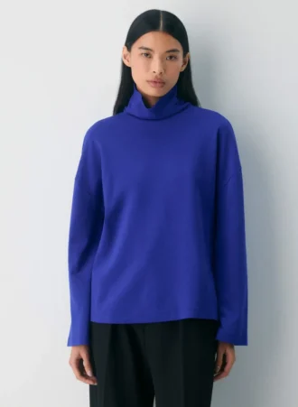 Coton InterLock Col roulé Rydel