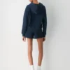 Cozy Sweatfleece Mini-short taille haute parfait