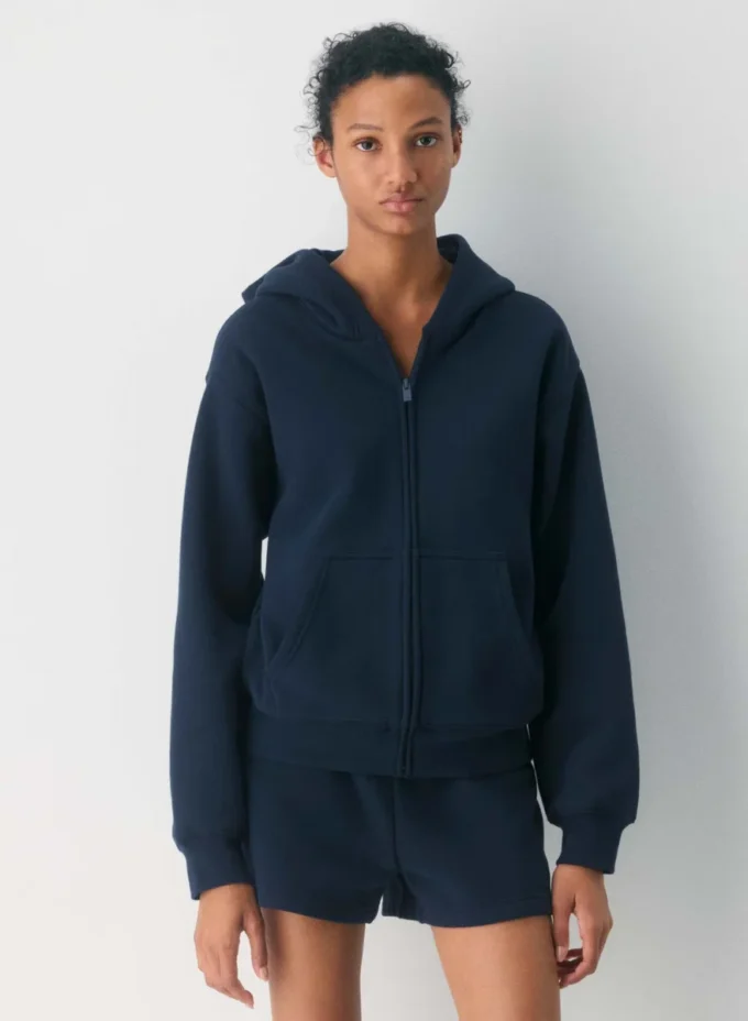 Cozy Sweatfleece Mini-short taille haute parfait