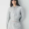 Cozy Sweatfleece Snug Hi-rib Zip Hoodie