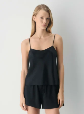 Débardeur de pyjama en soie Nightside