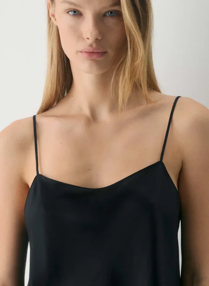Débardeur de pyjama en soie Nightside