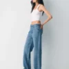 Débardeur à encolure carrée et taille ajustée en coton côtelé extensible HomeStretch™
