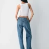 Débardeur à encolure carrée et taille ajustée en coton côtelé extensible HomeStretch™