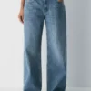Denim Forum Jean boyfriend baggy taille basse des années 90