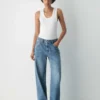 Denim Forum Jean boyfriend baggy taille basse des années 90