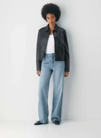 Denim Forum Jean large taille moyenne vintage des années 90