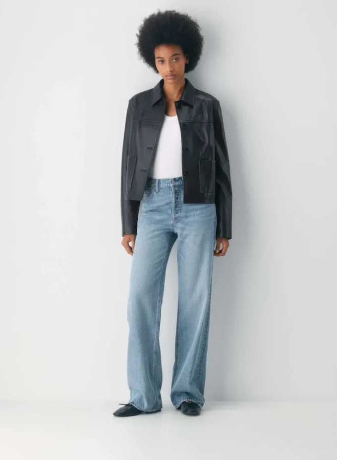 Denim Forum Jean large taille moyenne vintage des années 90