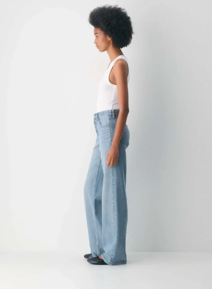 Denim Forum Jean large taille moyenne vintage des années 90