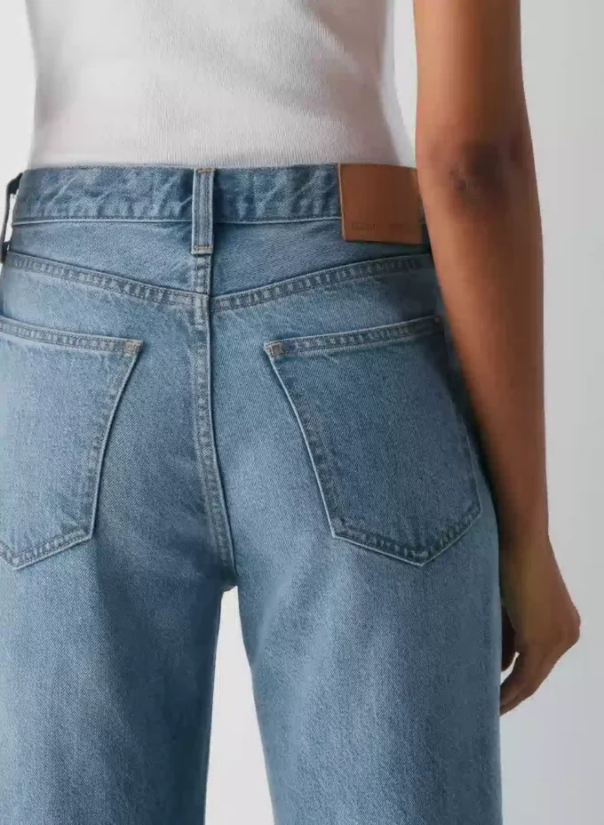 Denim Forum Jean large taille moyenne vintage des années 90