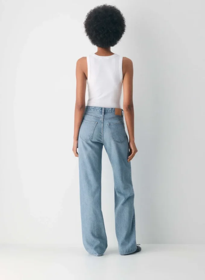 Denim Forum Jean large taille moyenne vintage des années 90