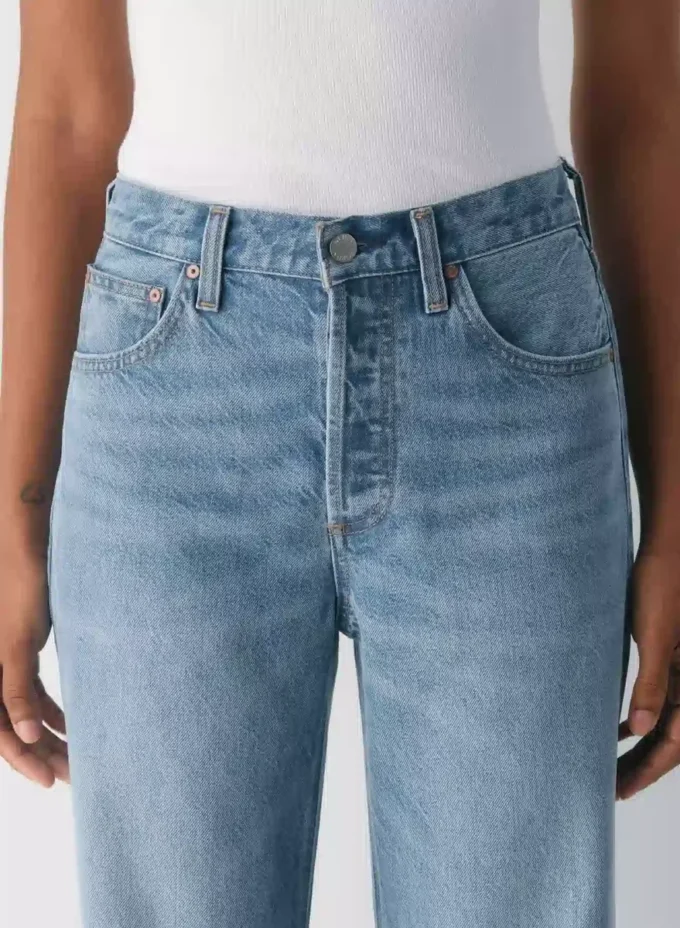 Denim Forum Jean large taille moyenne vintage des années 90