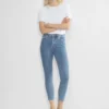 Denim Forum Jean skinny taille haute Nyla