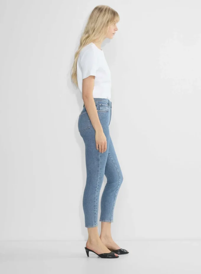 Denim Forum Jean skinny taille haute Nyla