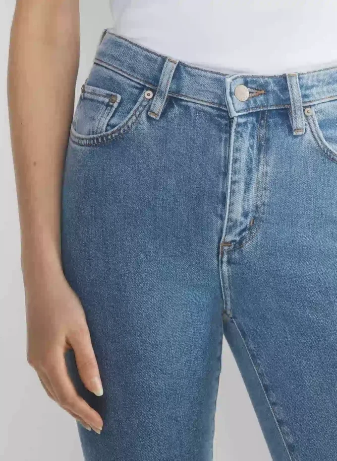 Denim Forum Jean skinny taille haute Nyla