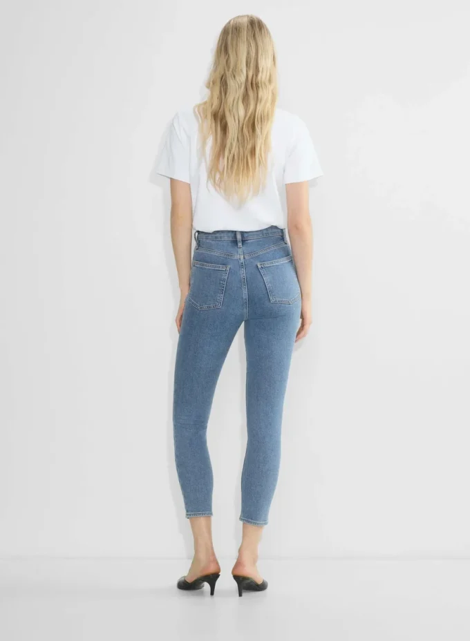 Denim Forum Jean skinny taille haute Nyla