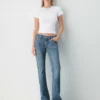 Denim Forum Jean évasé taille basse des années 2000