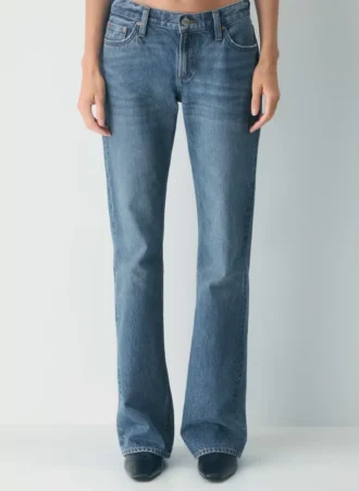 Denim Forum Jean évasé taille basse des années 2000